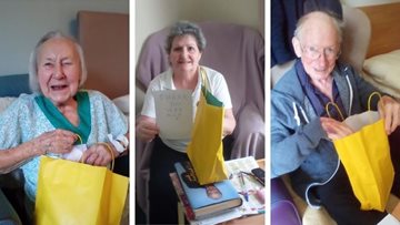 Local school gives goodie bags to Blacon care home Residents